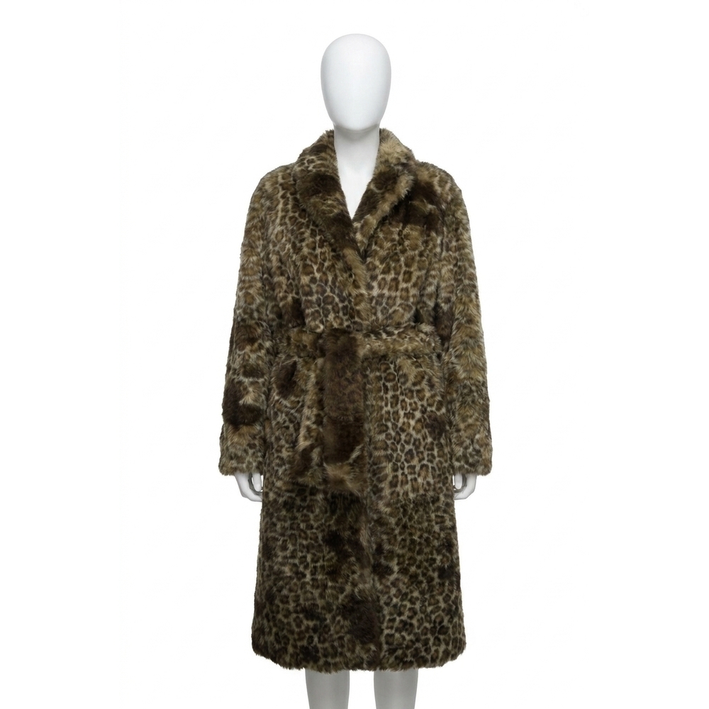 NEW LUSSO BENI kinetic coat in leoapard